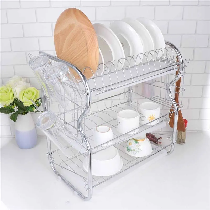 3 Layer Dish Drainer