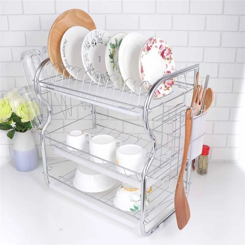 3 Layer Dish Drainer