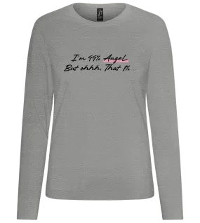 99% Angel Design - Premium Women´s long sleeve t-shirt