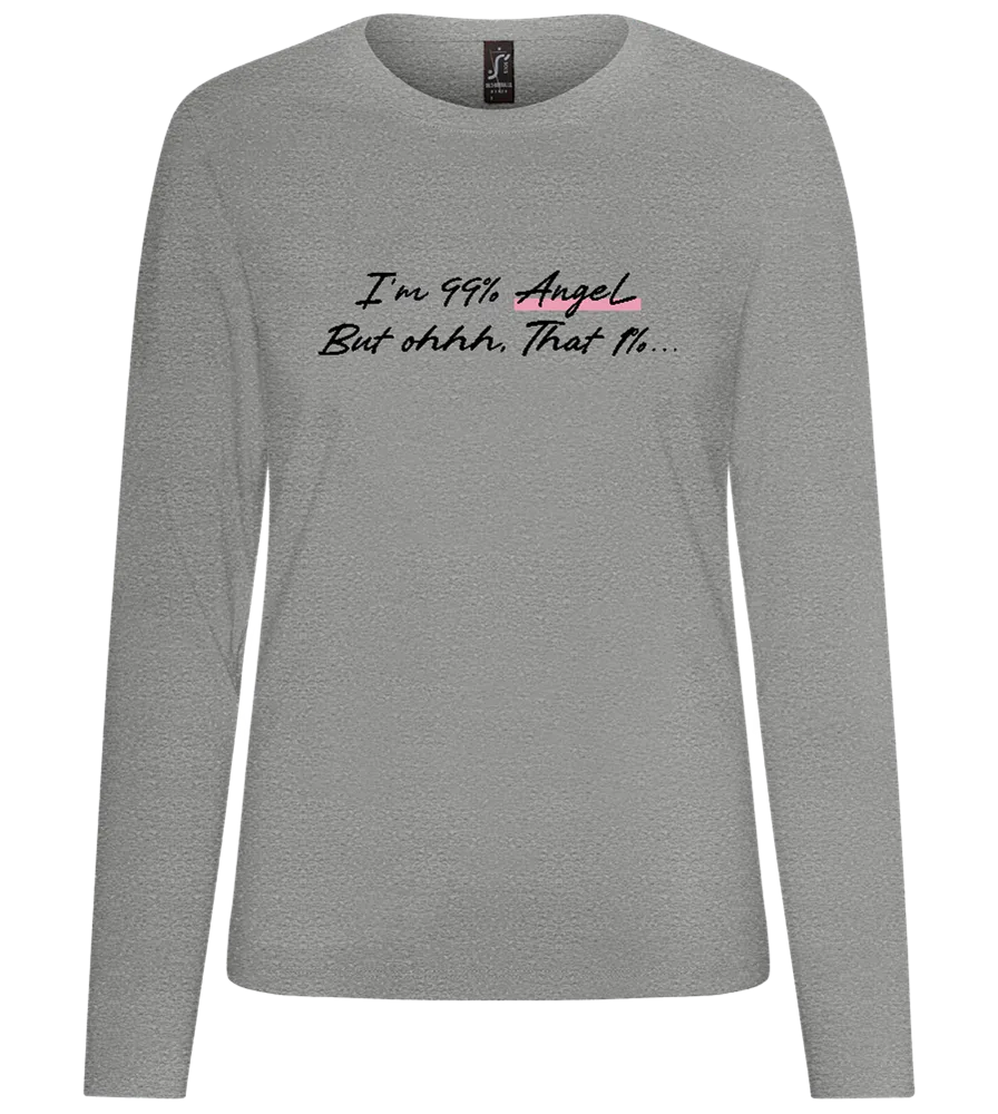 99% Angel Design - Premium Women´s long sleeve t-shirt