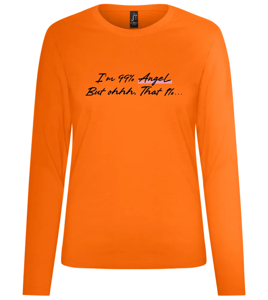99% Angel Design - Premium Women´s long sleeve t-shirt