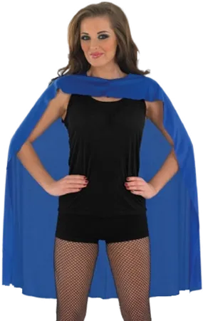 Adult Classic Blue Superhero Cape