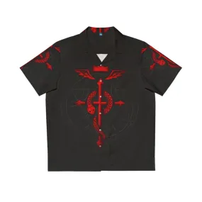 Alchemy Flamel Hawaiian Shirt for Anime Fans