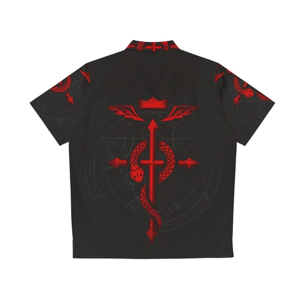 Alchemy Flamel Hawaiian Shirt for Anime Fans