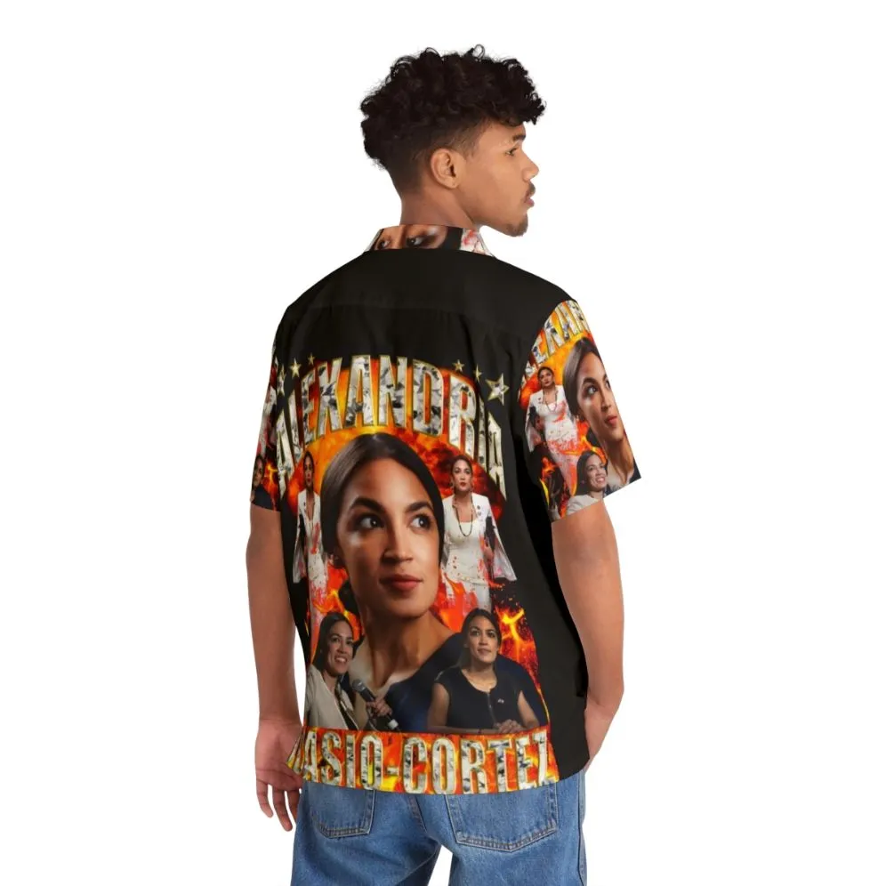 Alexandria Ocasio Cortez Democratic Socialist Hawaiian Shirt