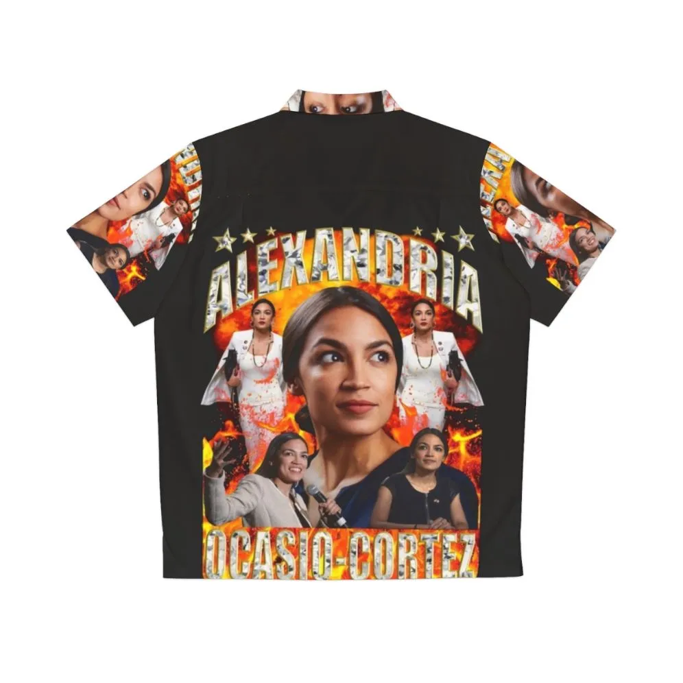 Alexandria Ocasio Cortez Democratic Socialist Hawaiian Shirt