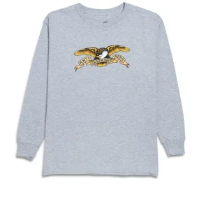 Anti-Hero Youth Eagle Long Sleeve T-Shirt - Sport Grey