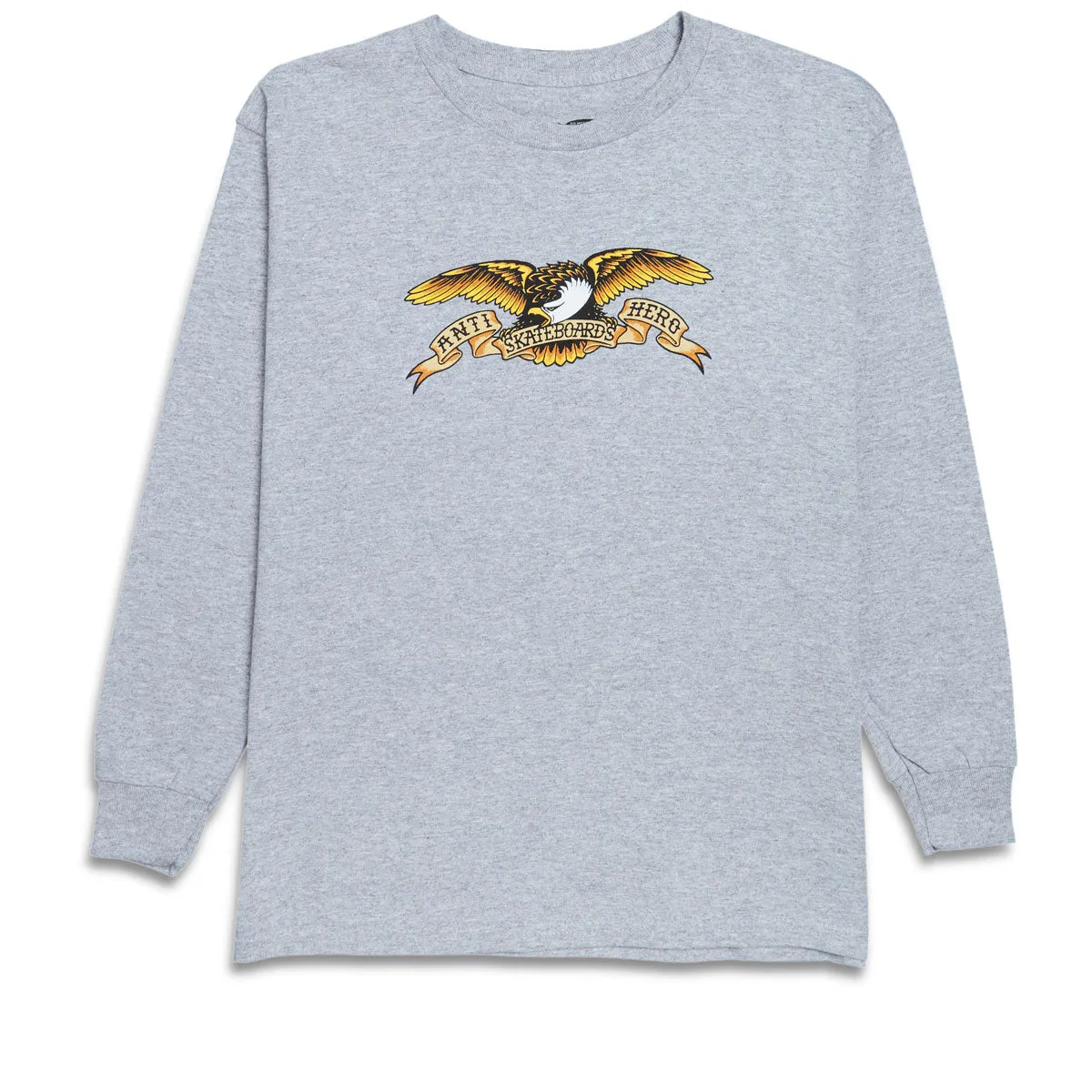 Anti-Hero Youth Eagle Long Sleeve T-Shirt - Sport Grey