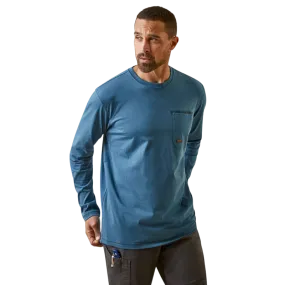 Ariat Clothing Men's Rebar Workman Blueprint Shirt