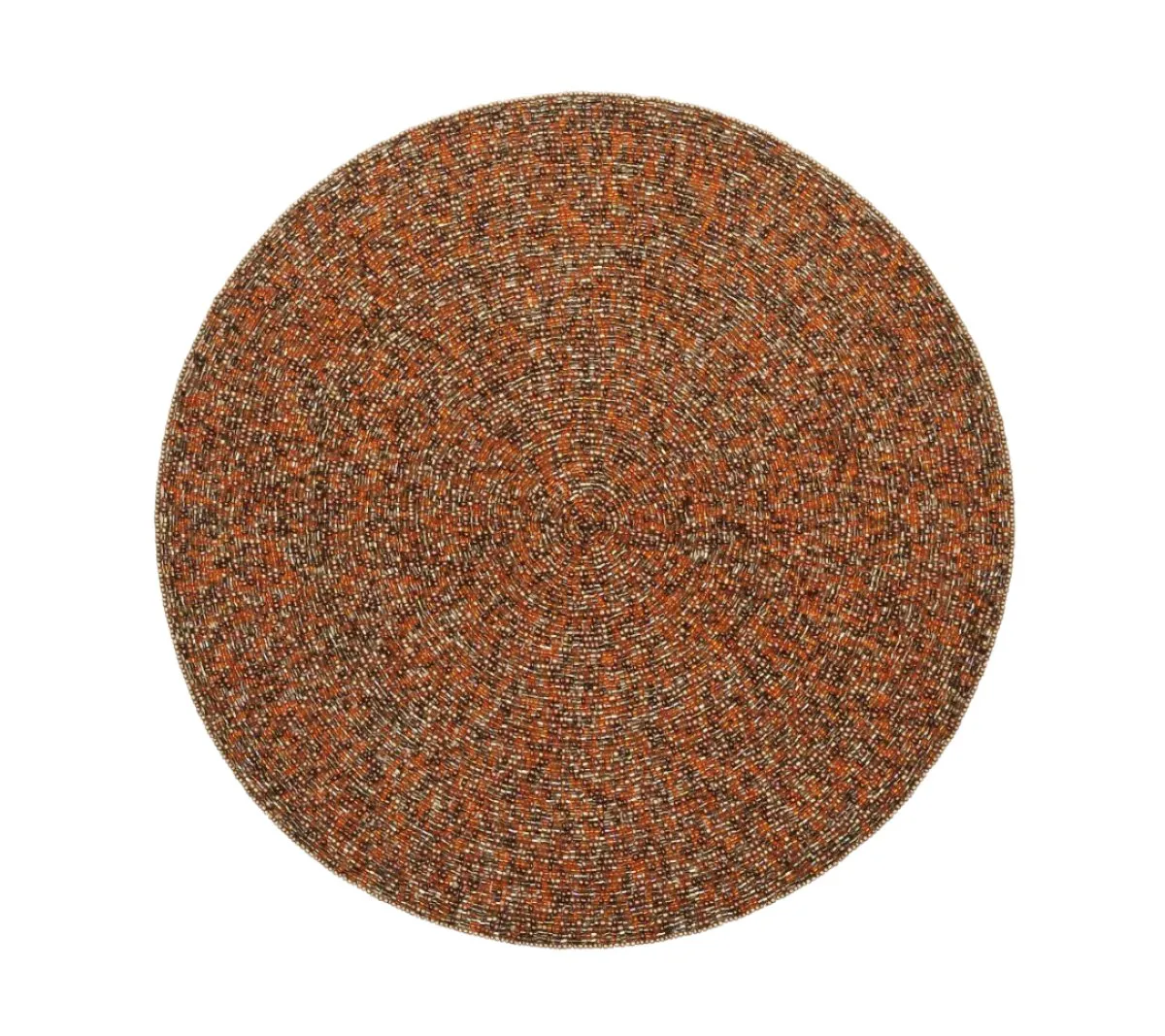 Autumn Rush Placemat in Brown & Orange Set of 4 by Kim Seybert