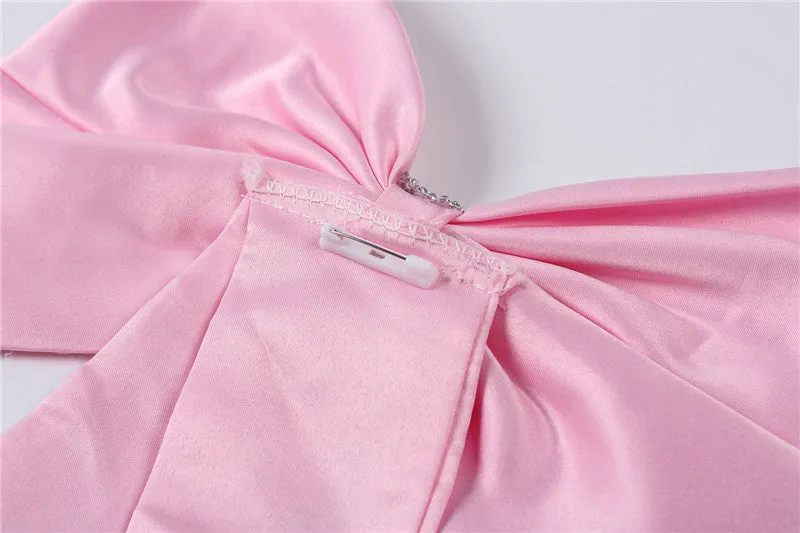 Baby Bow Dress & Matching Hairband (3M-24M)