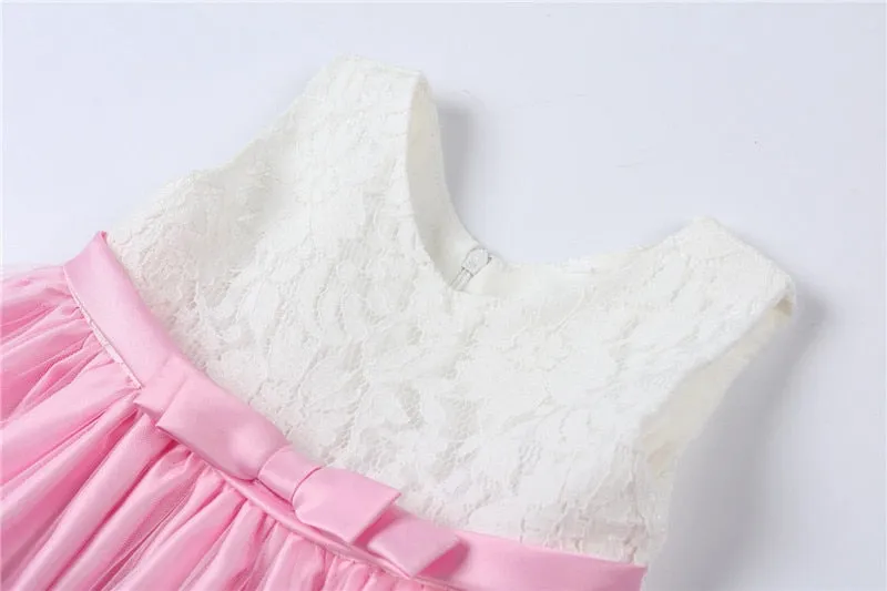 Baby Bow Dress & Matching Hairband (3M-24M)