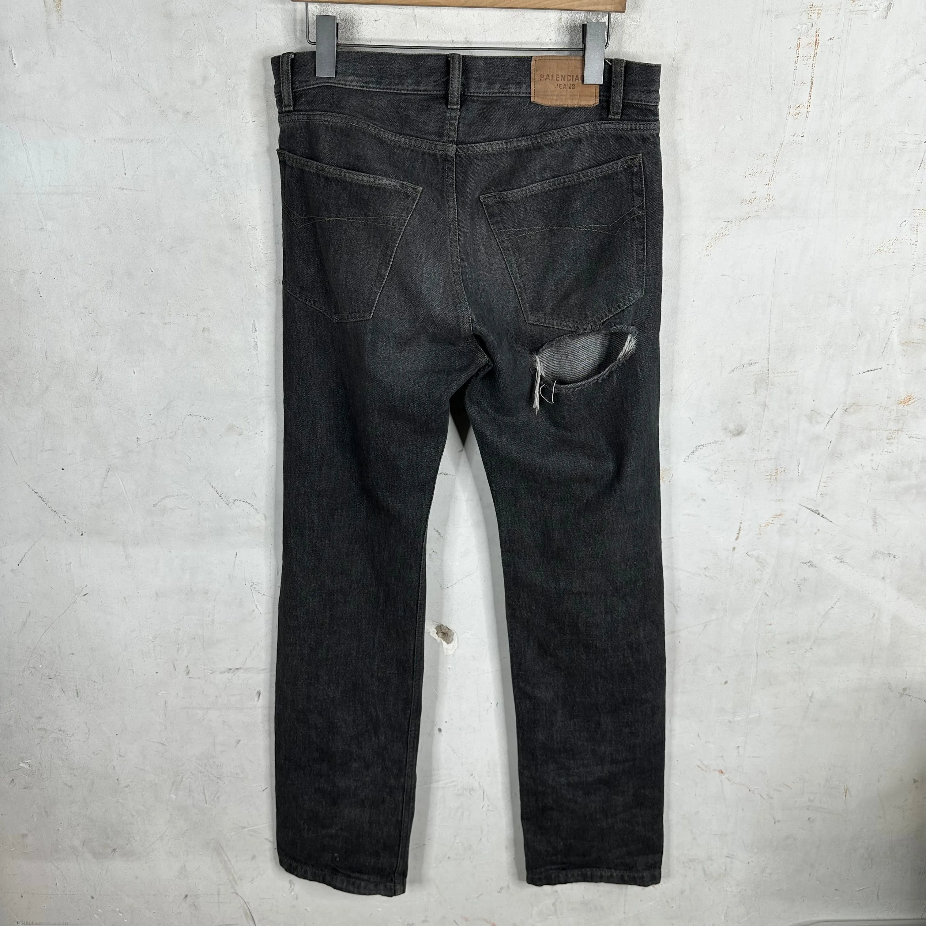 Balenciaga Cheek Rip Jeans