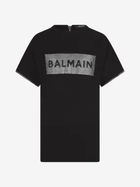 Balmain Girls VI Logo Dress