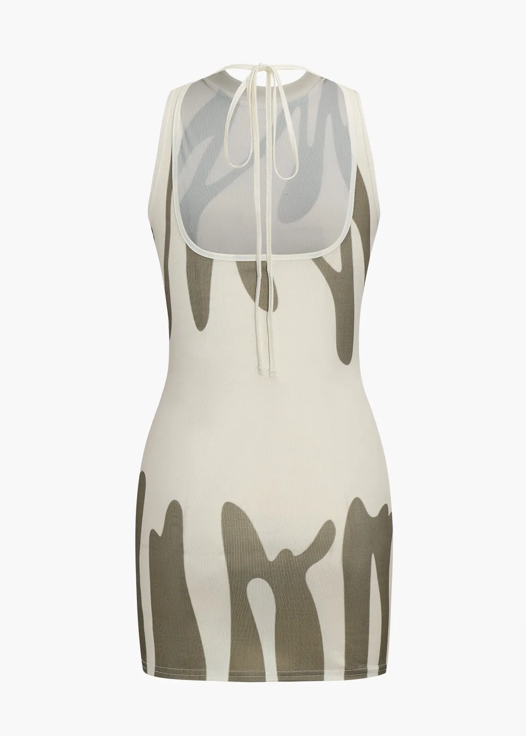 Battistina Backless Mini Dress