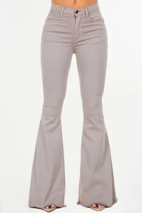 Bell Bottom Jean in Cool Grey