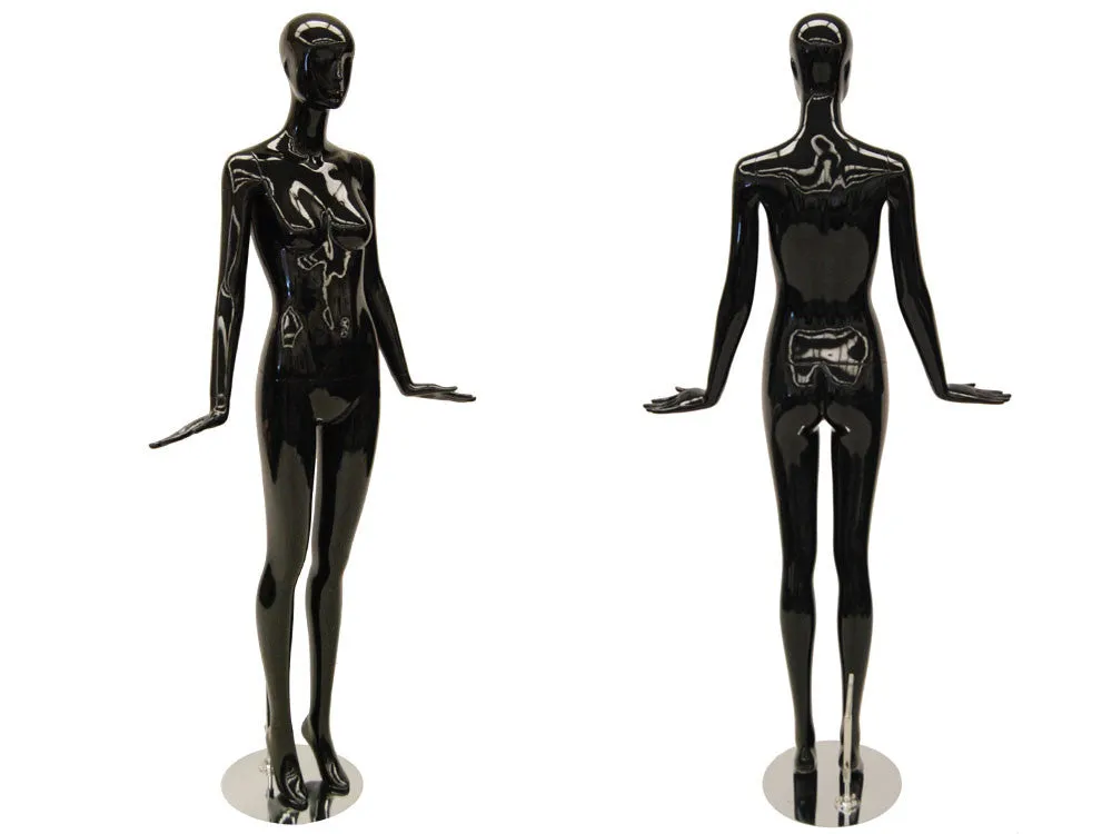 Black Abstract Female Mannequin MM-RXD01BK