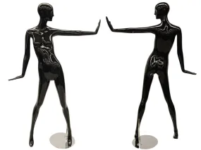Black Abstract Female Mannequin MM-RXD06BK