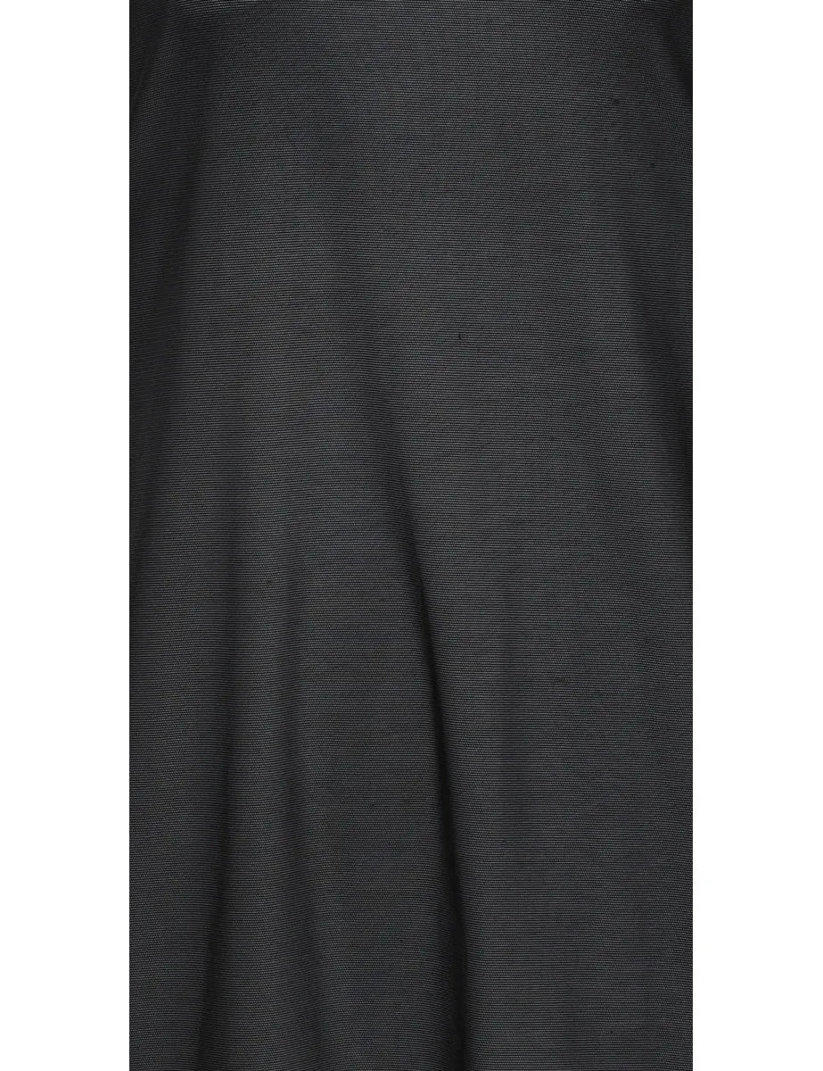 Black Classic Sheer Slip Dress - M