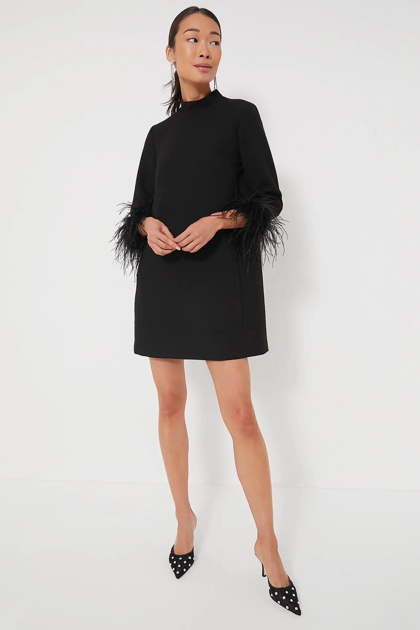 Black Feather Mod Ellie Dress