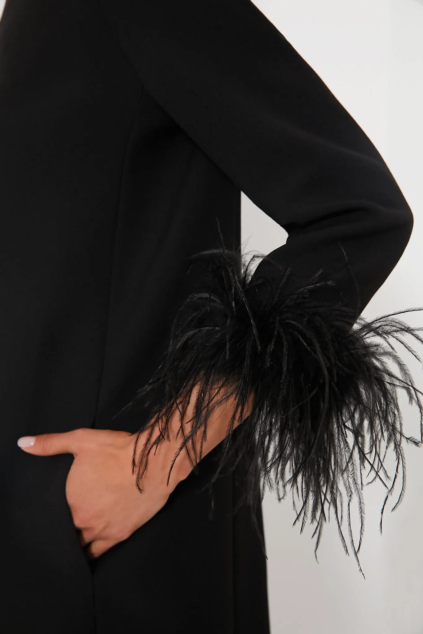 Black Feather Mod Ellie Dress