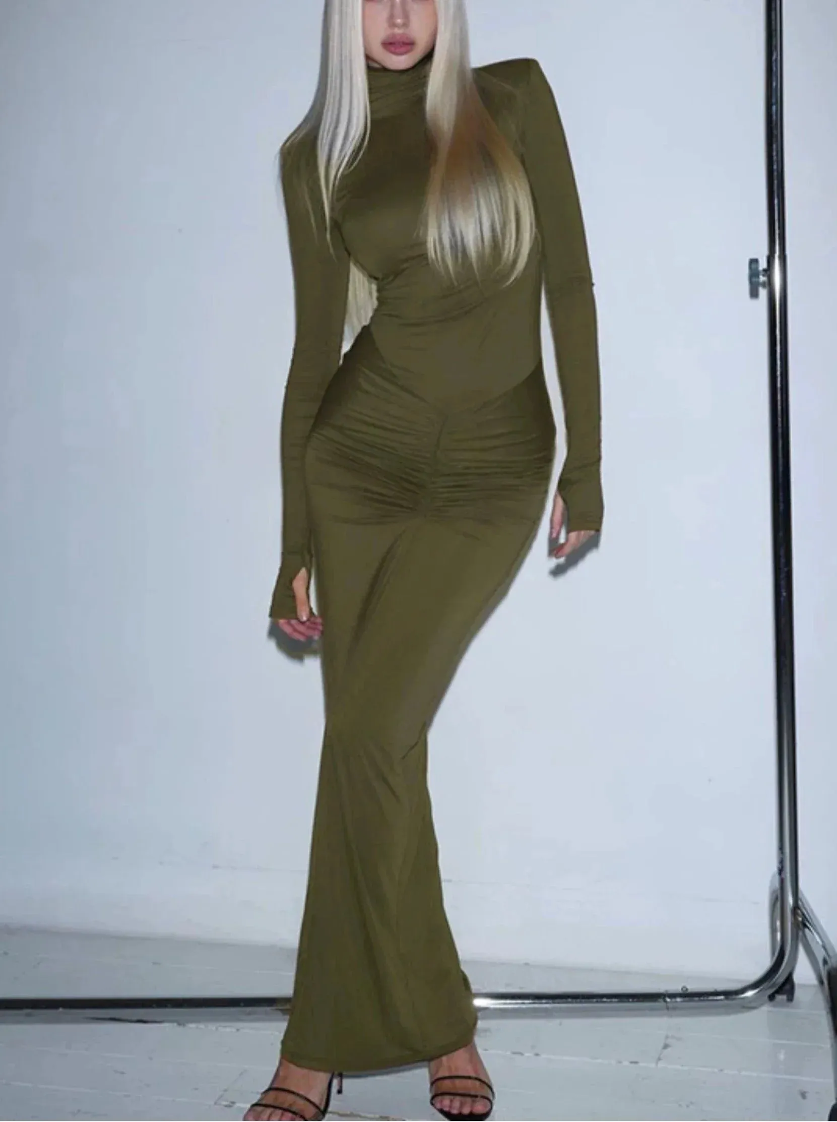 Bonnyshow Noor Long Sleeve Maxi Dress