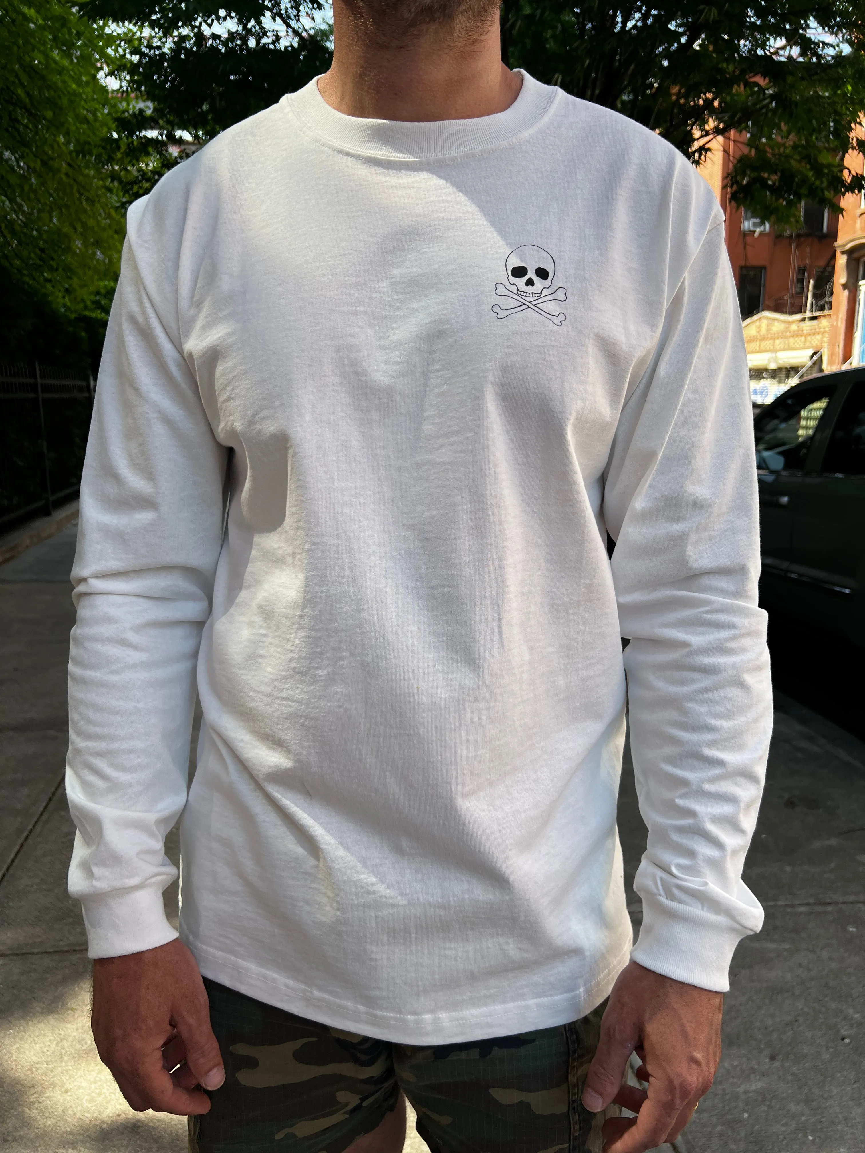 BOWERY SKULL LONG SLEEVE T-SHIRT