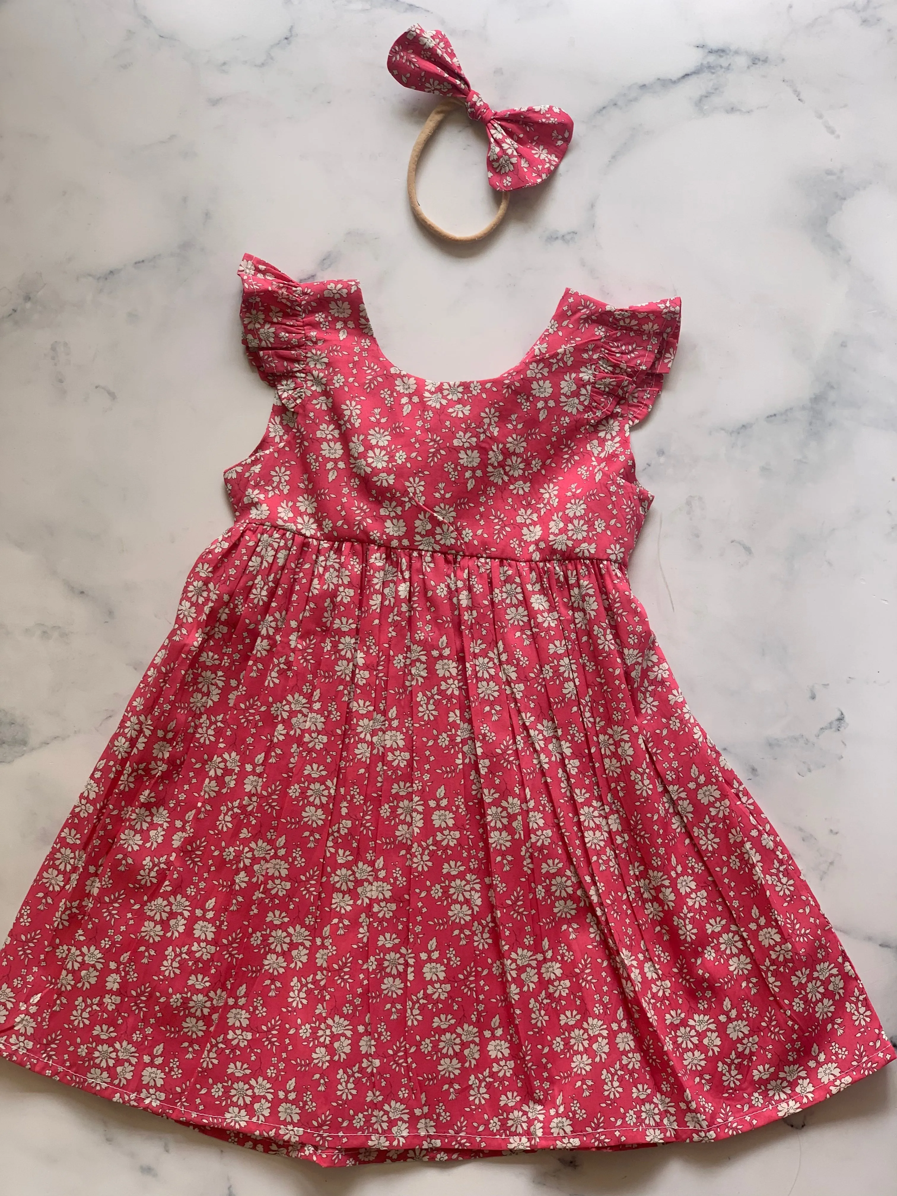 Bright Pink Liberty Dolls Dress