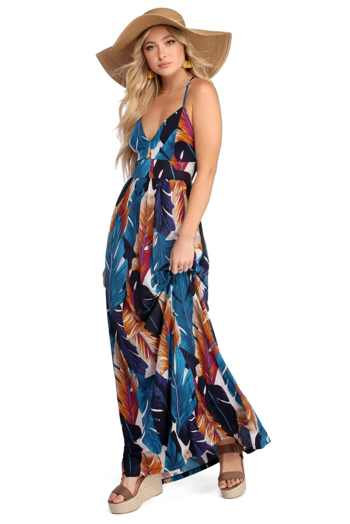 Bring The Heat Maxi Dress