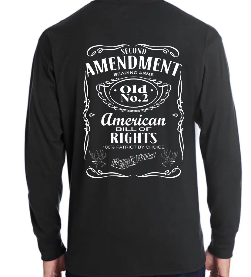 Buckwild “Second Amendment” long sleeve t-shirt
