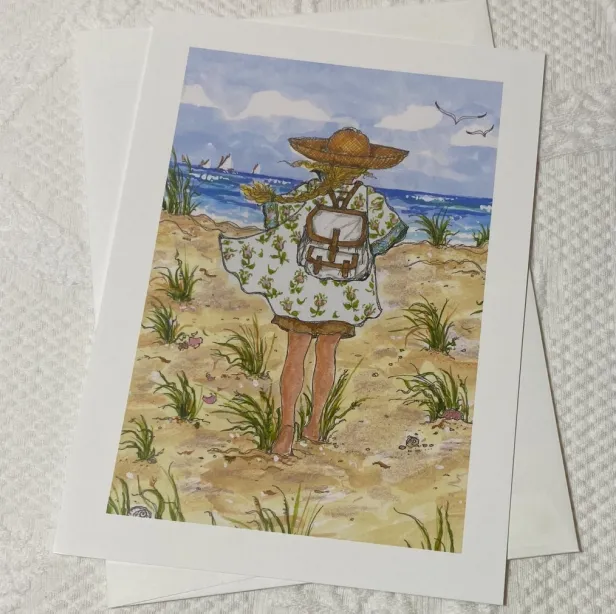 CAPE COD STROLL 5x7 Postcards with Envelopes - SET OF 10
