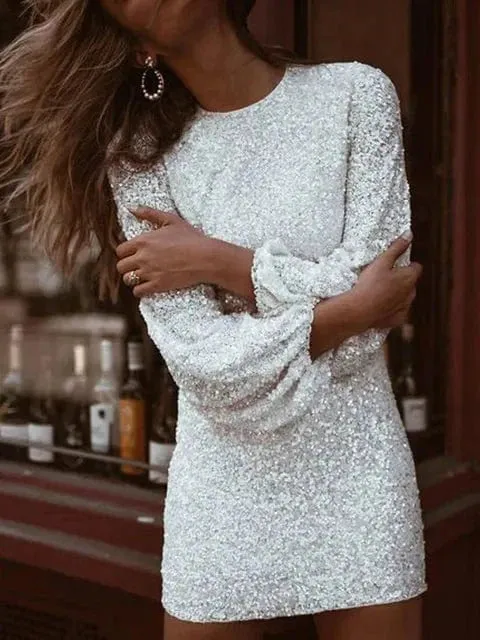 Casual Long Sleeve Flannel Dress