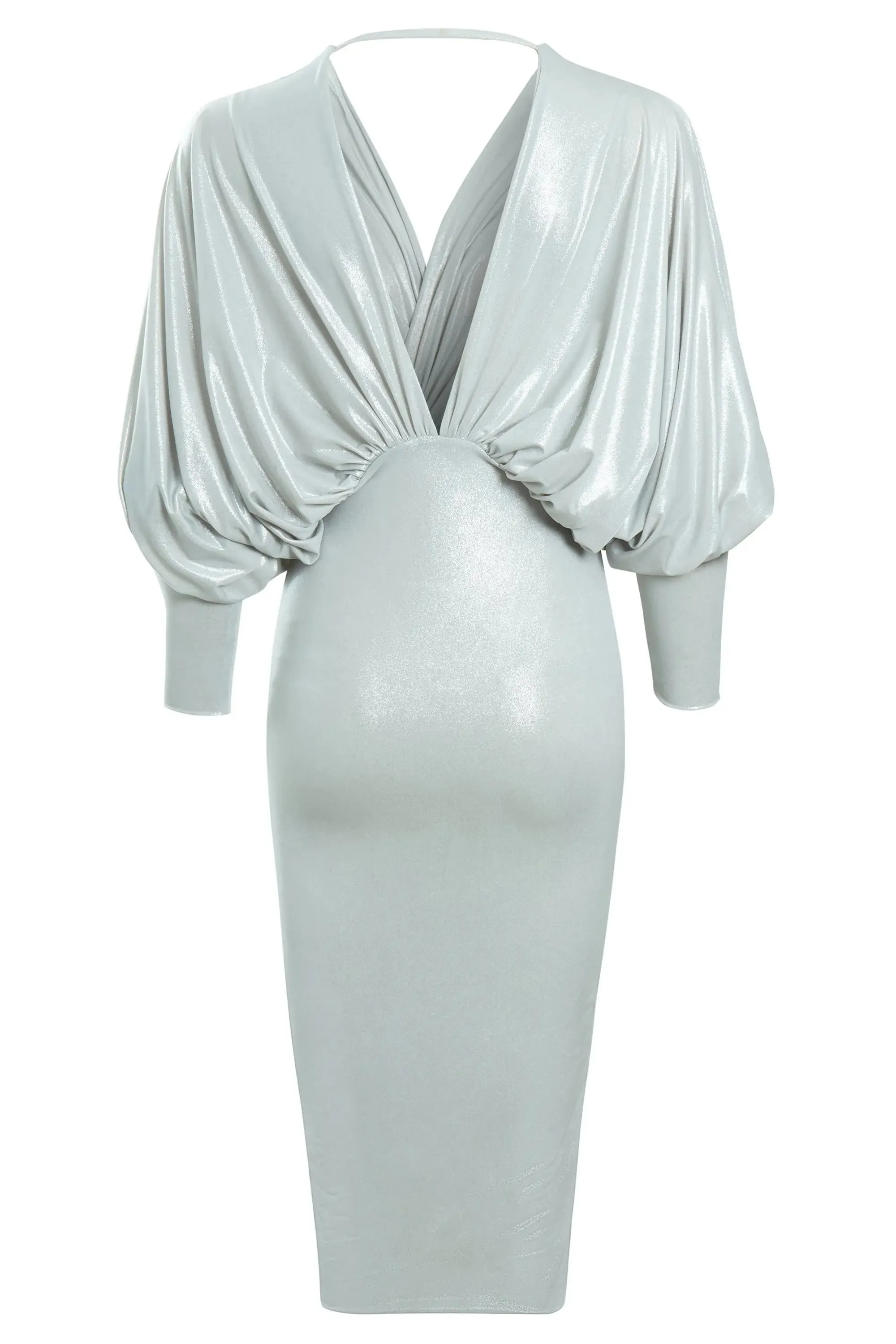 Chic Batwing Midi Dress