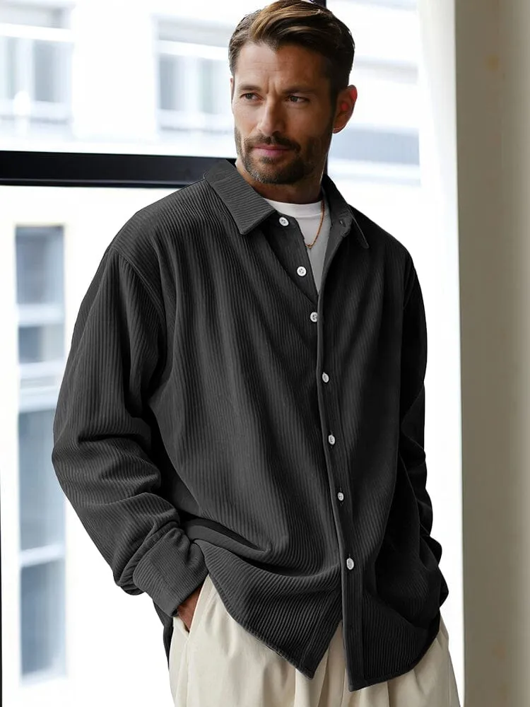 Classic Casual Fit Corduroy Shirt