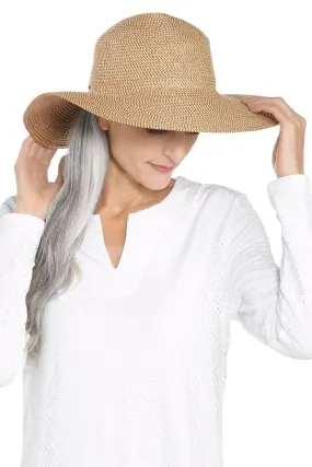 Coolibar Blake Elegant Floppy Sun Hat UPF 50  - Tan
