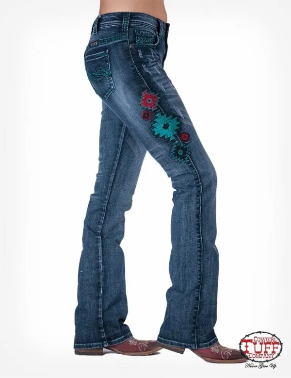 Cowgirl Tuff Ladies Jeans - Southwest Pride