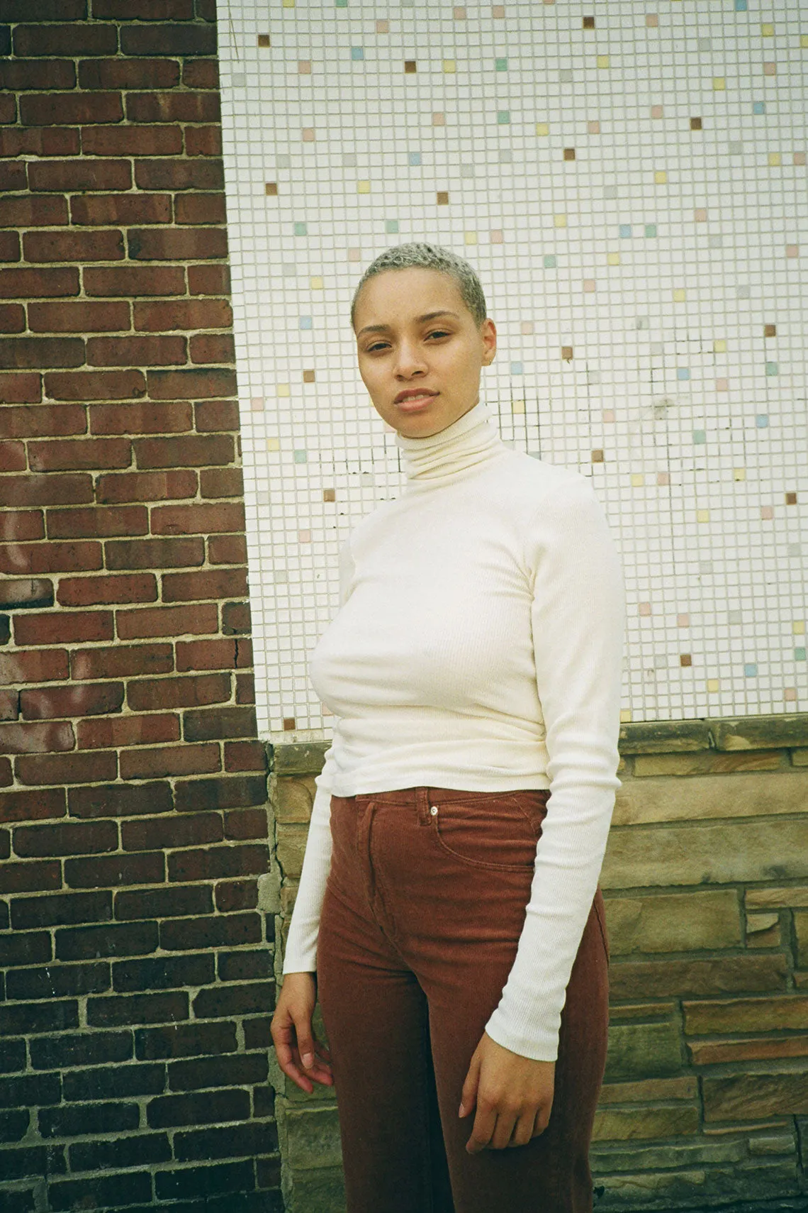 Cream Bea Highneck
