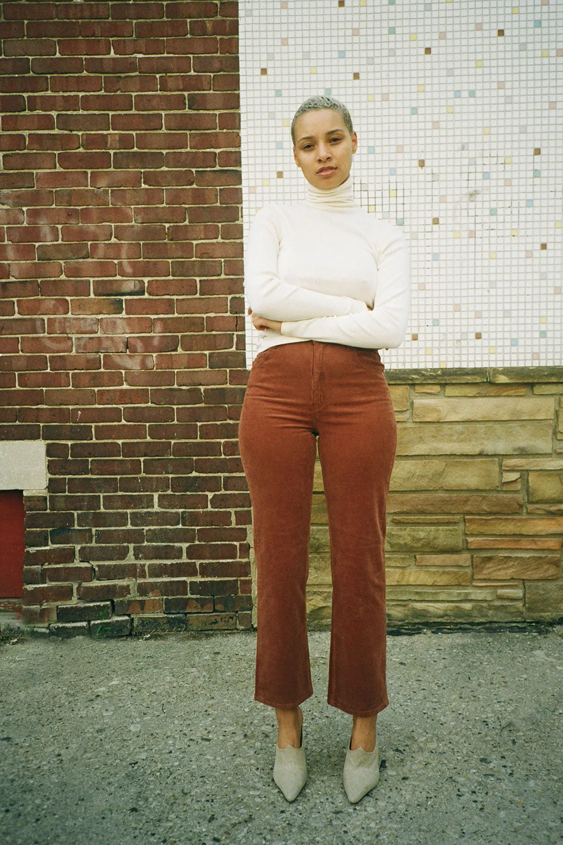 Cream Bea Highneck