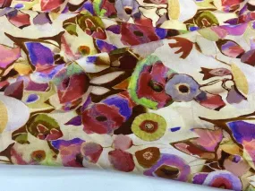 Digital Summer Viscose - Abstract Floral Art