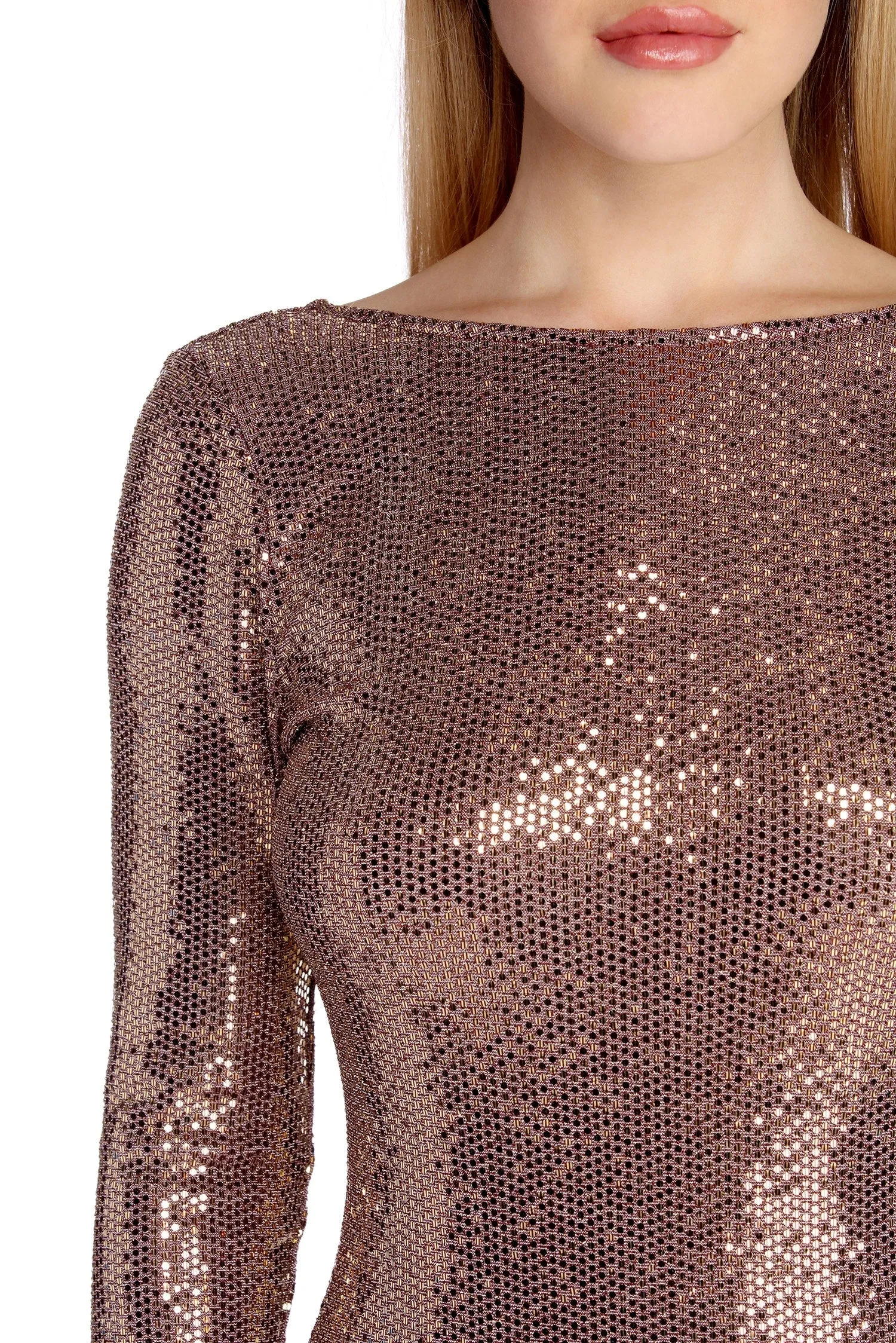 Dip Back Sequin Dress