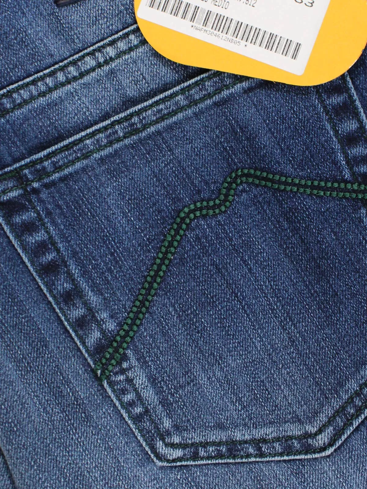 E. Marinella Jeans Dark Blue Slant Pocket Button Fly 31 Slim Fit SALE