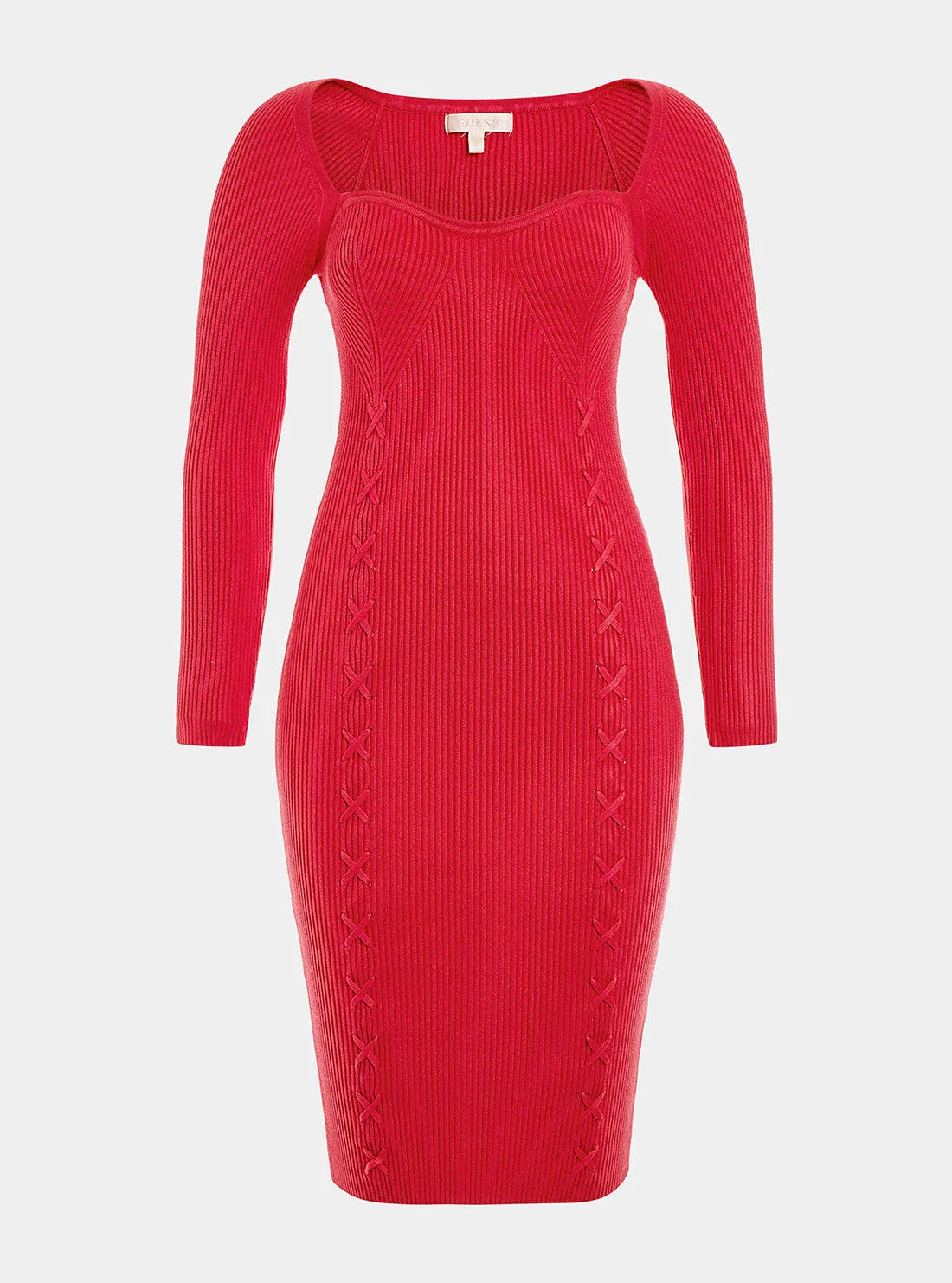 Eco Pink Margot Knit Midi Dress