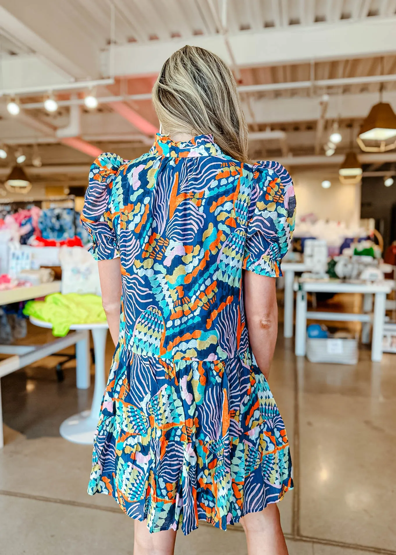 Emily Button-Up Mini Dress