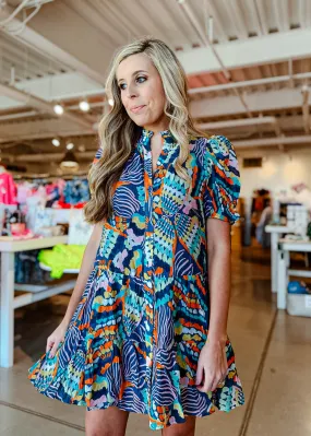Emily Button-Up Mini Dress