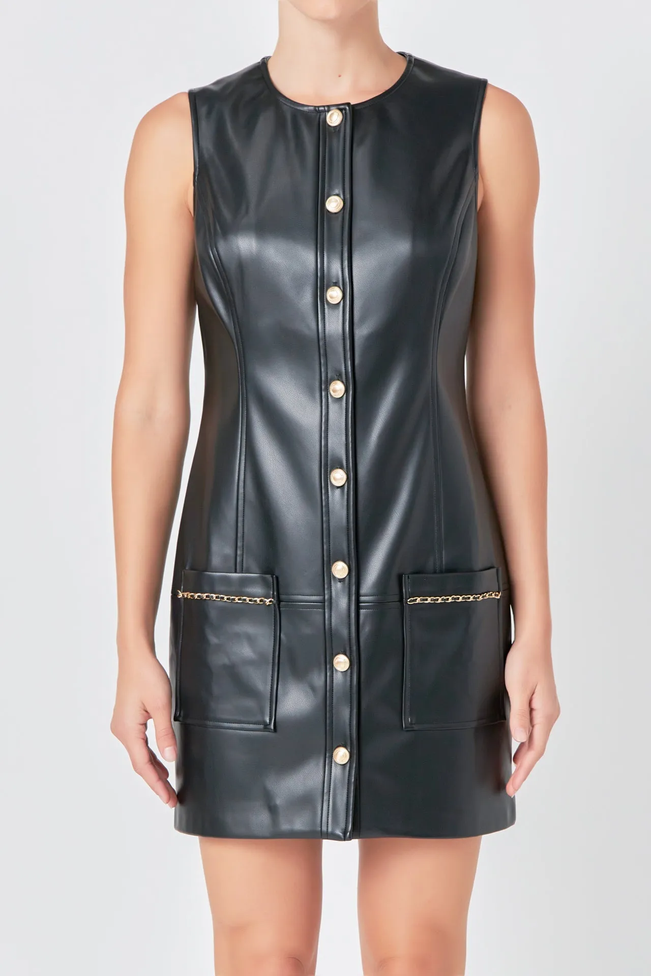 Endless Rose - PU Chain Dress