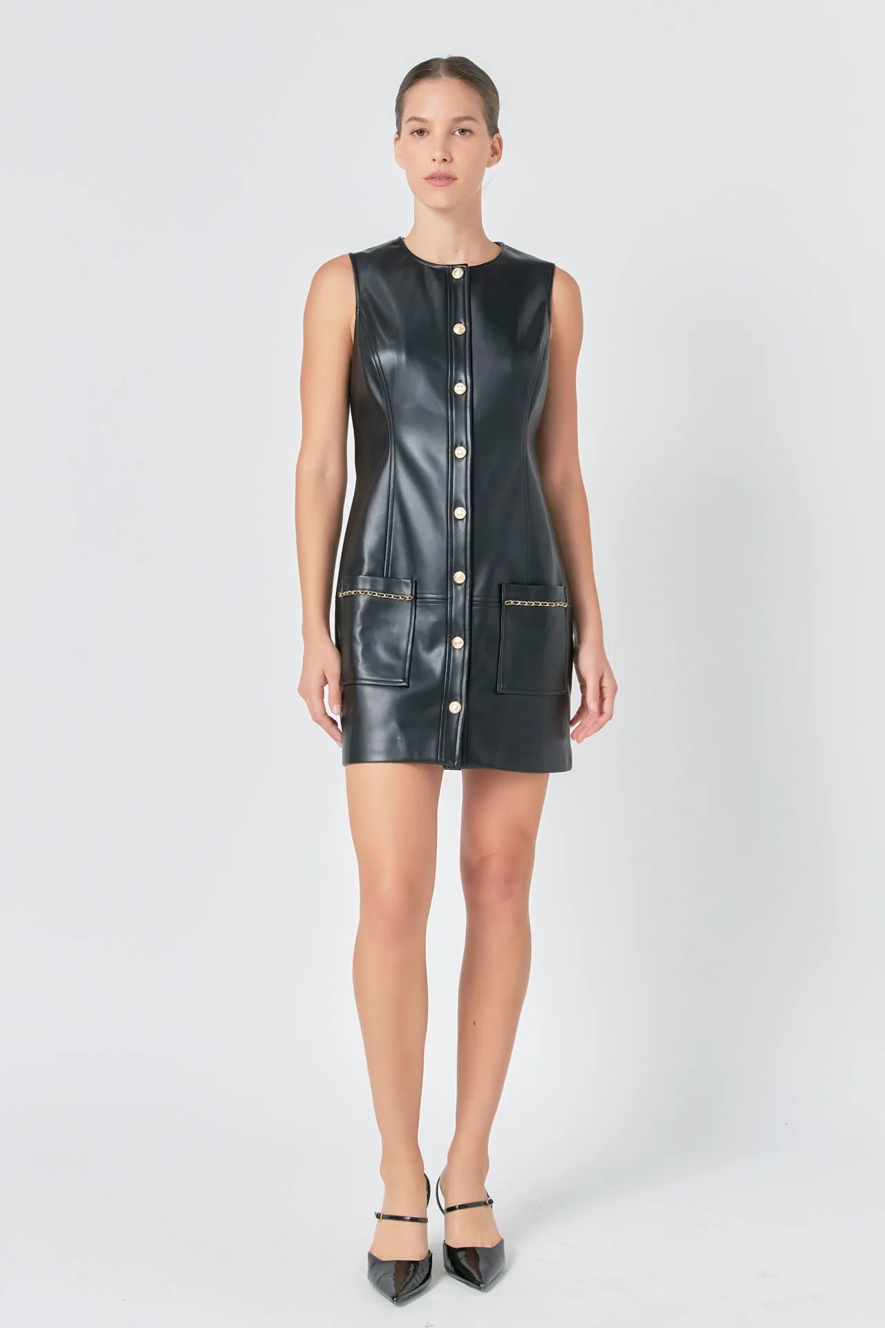 Endless Rose - PU Chain Dress