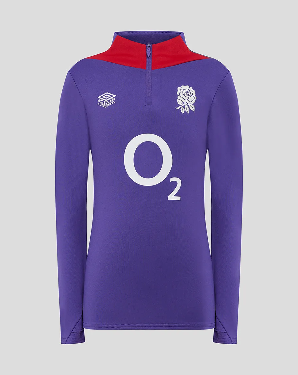 England Rugby Junior Mid Layer Top (O2) - Purple