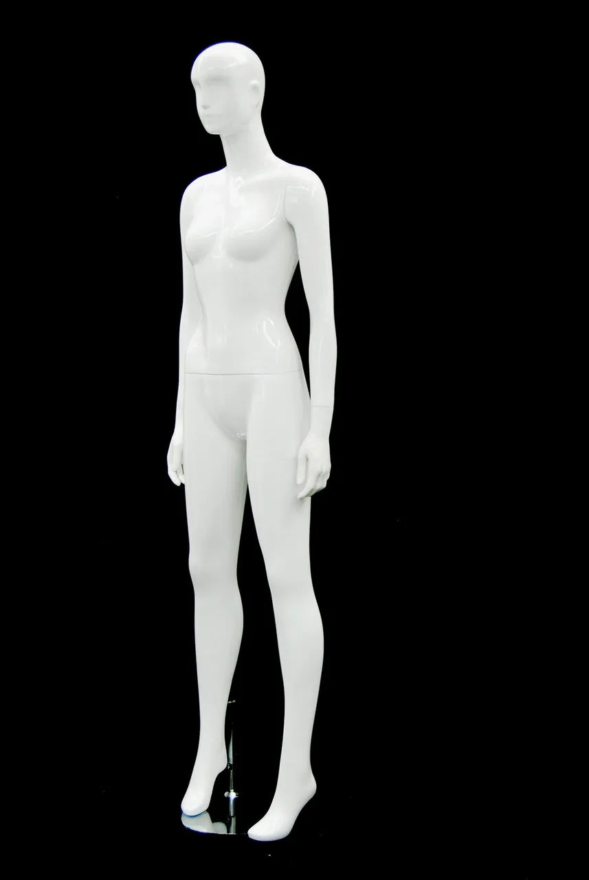 Female White Abstract Mannequin MM-AF139W1