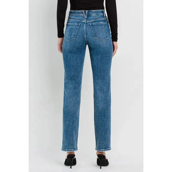 Flying Monkey Illuminate High Rise Straight Jeans