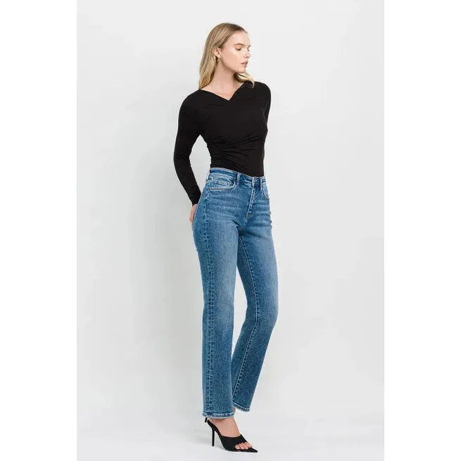 Flying Monkey Illuminate High Rise Straight Jeans